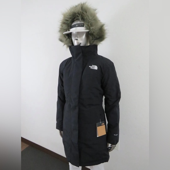 The North Face Women's Arctic Parka II Down Coat TNF Black - Picture 2 of 6